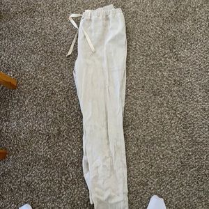 Notperfect linen custom pants.